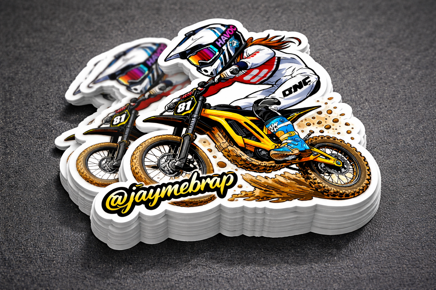 Jayme Brap Race Sticker