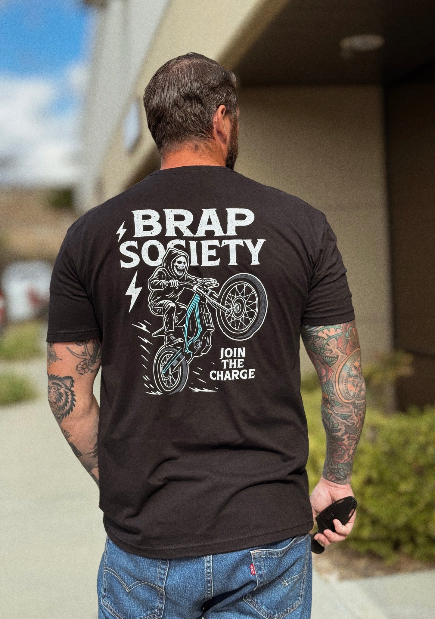 BRAP SOCIETY – Join The Charge Tee