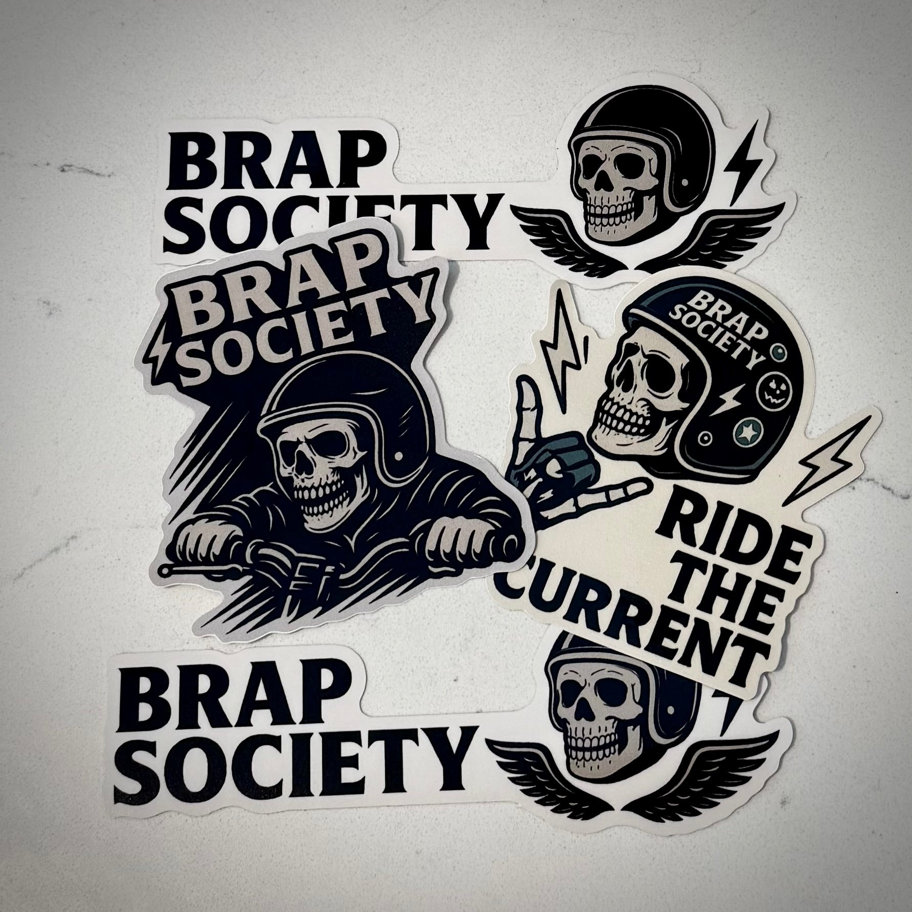 Helmet Sticker Pack – Brap Society